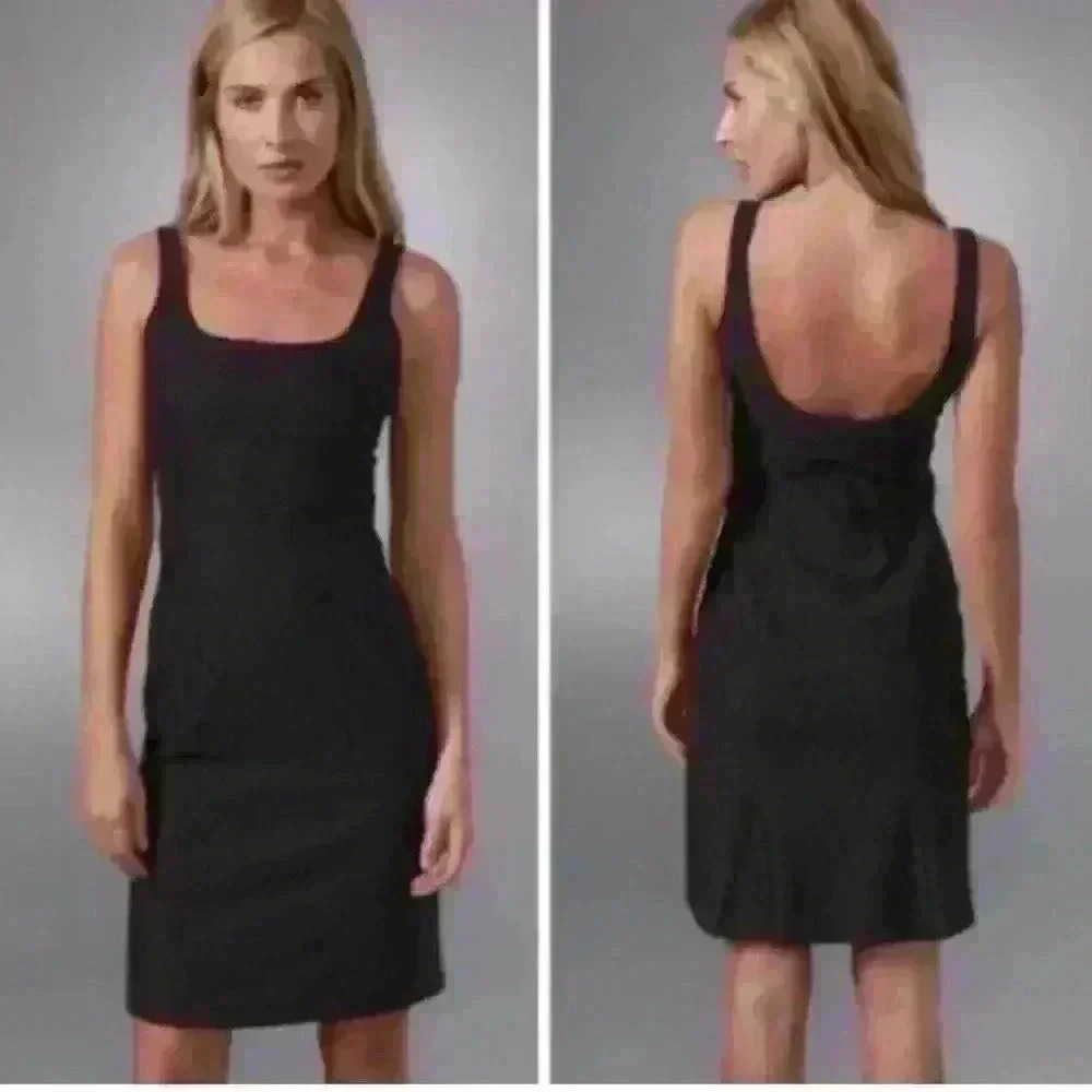 EUC Diane Von Furstenburge - DVF Bodycon Black Bridget Dress Size 2